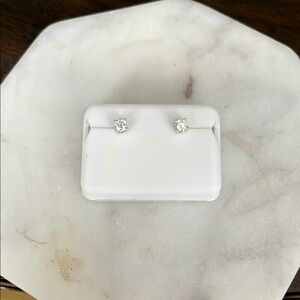 Elegant Silver Stud Earrings